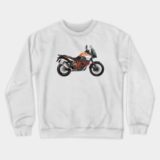 1290 Super Adventure Bike Illustration Crewneck Sweatshirt